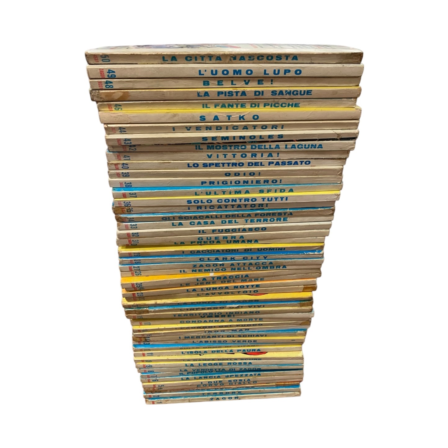 Lotto Fumetto Zagor 1-50 Scritta Rossa