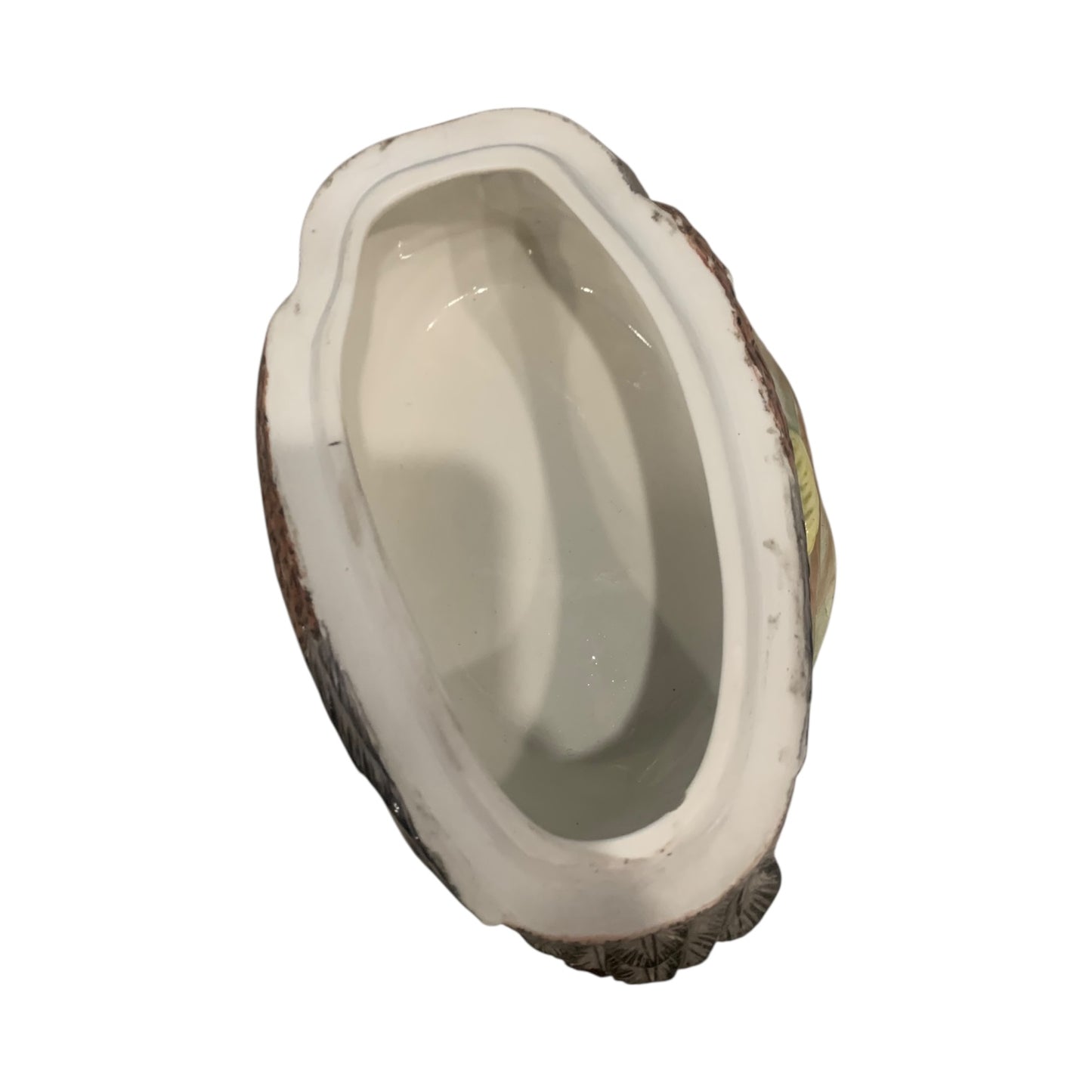 Zuppiera Porcellana Pernice Nel Nido