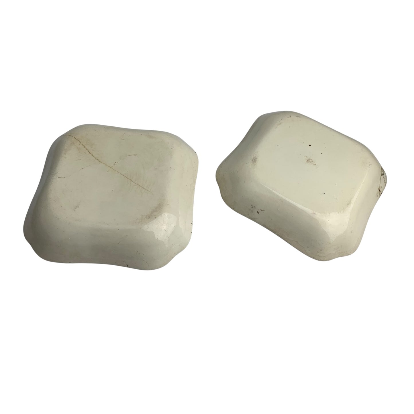 Coppia Piatti Ceramica Dortu Epoca Fine 800