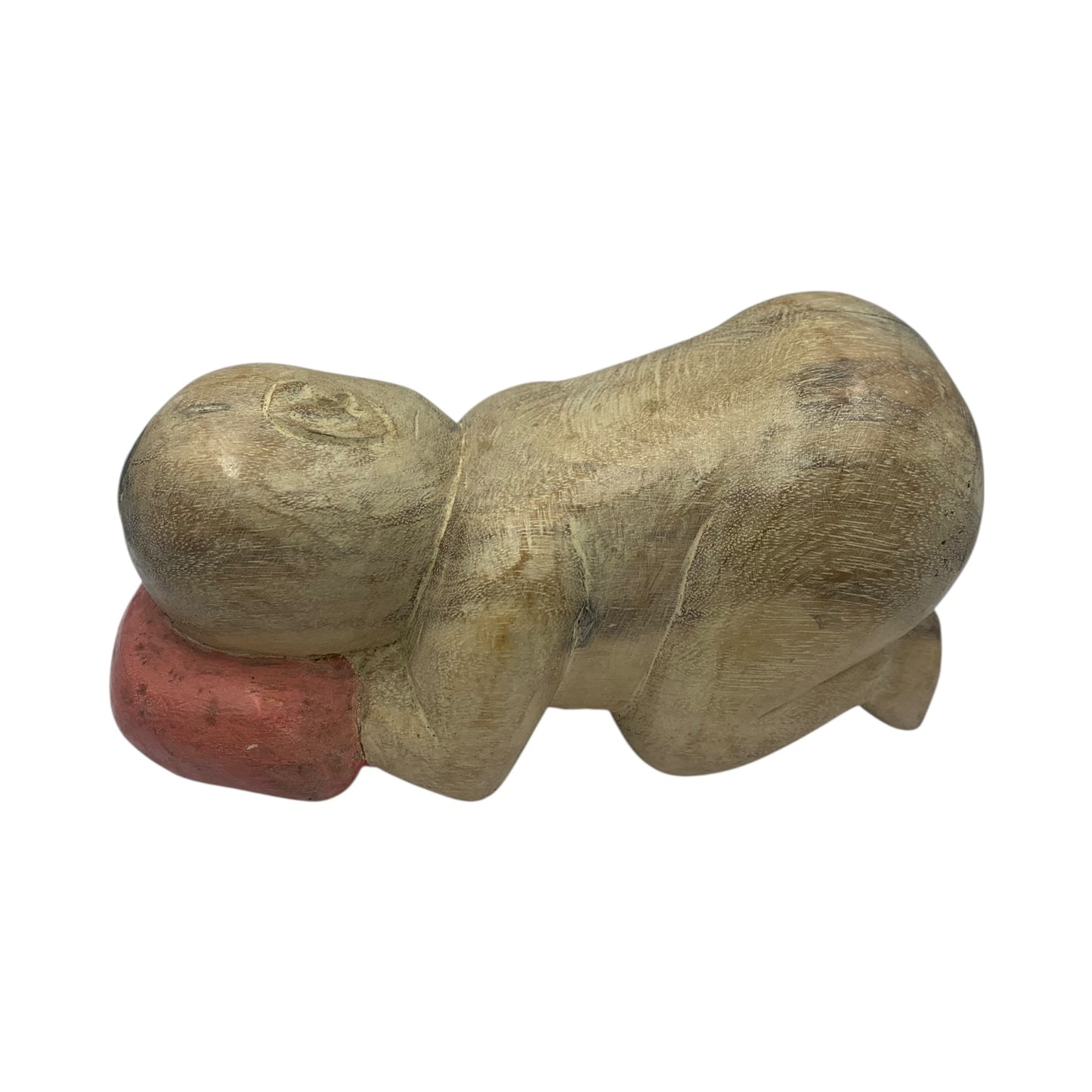 Statuina Legno Orientale Bimbo