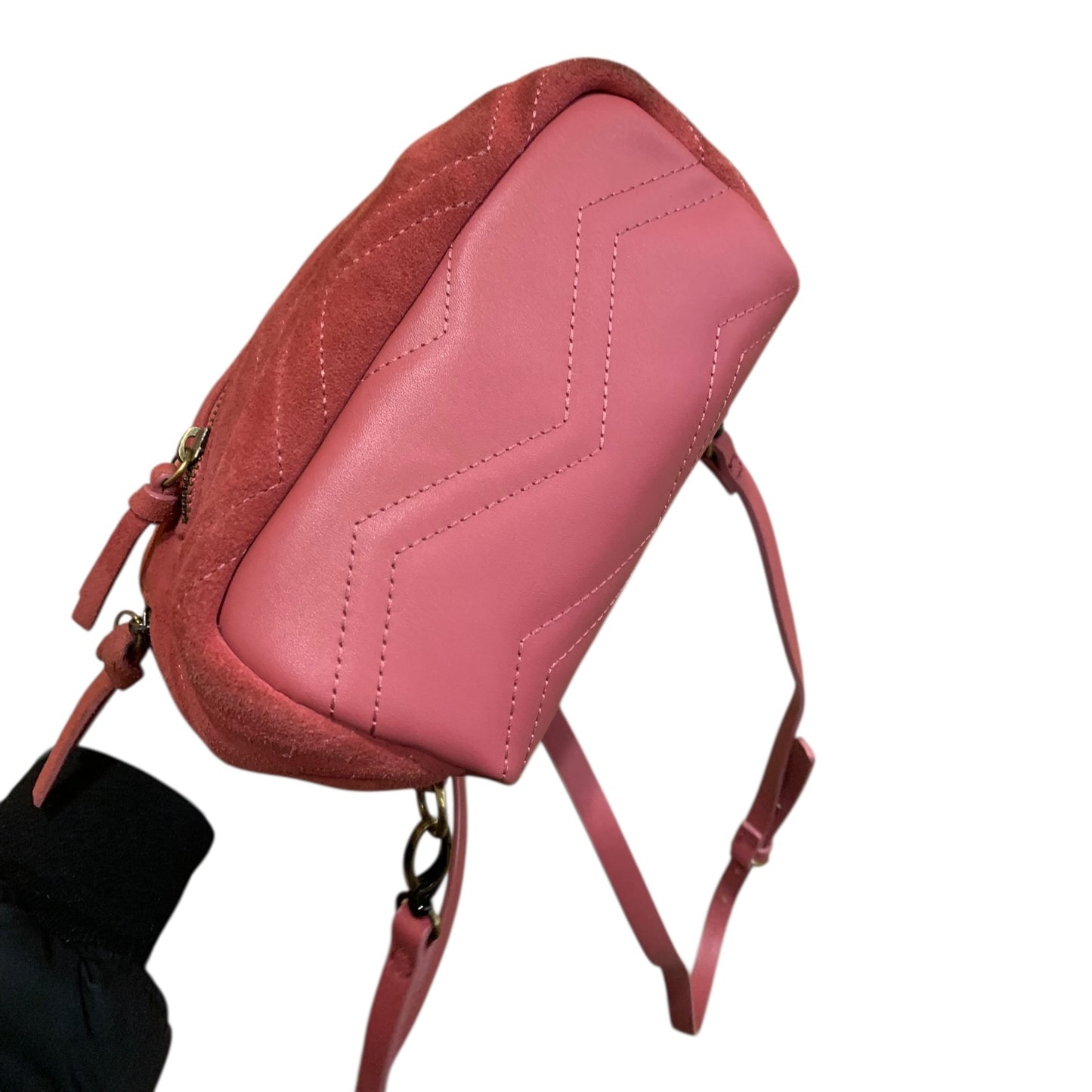 Zainetto Donna Zara Pelle Rosa