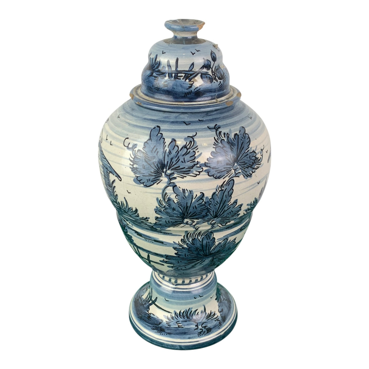 Barattolo Farmaceutico Antiche Ceramiche Ligure
