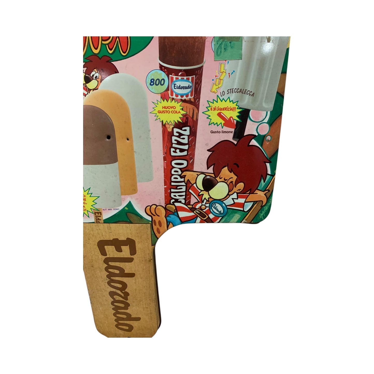 Pannello Pubblicitario Gelati Eldorado Anni 90