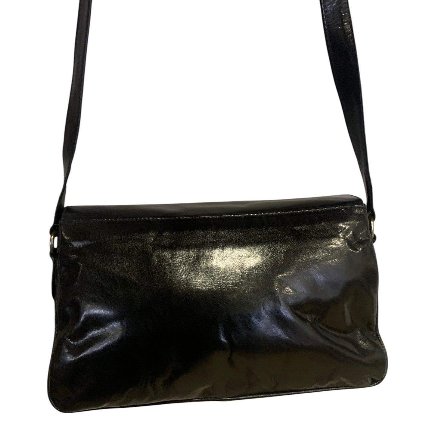 Borsetta Tracolla Vintage Pelle Nera