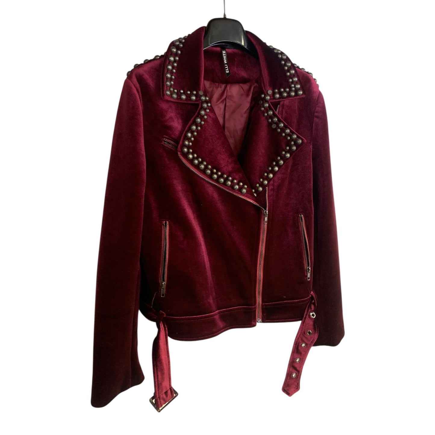 Giacca Donna Chiodo Elli White Bordeaux