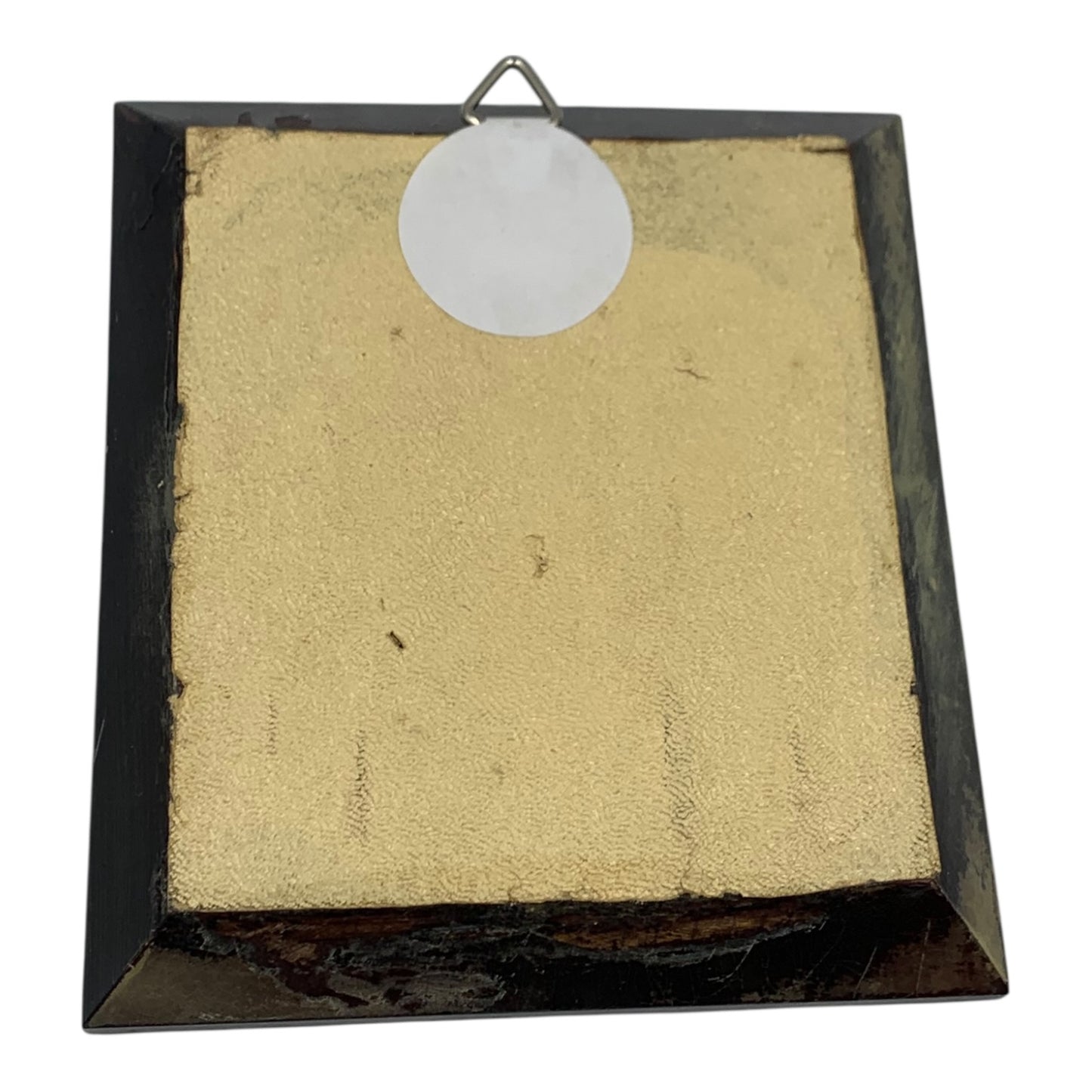 Quadretto Epoca Miniatura Volto