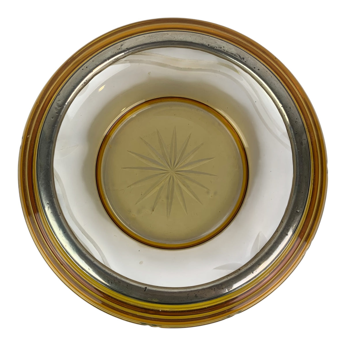 Centrotavola Vintage Cristallo Inciso