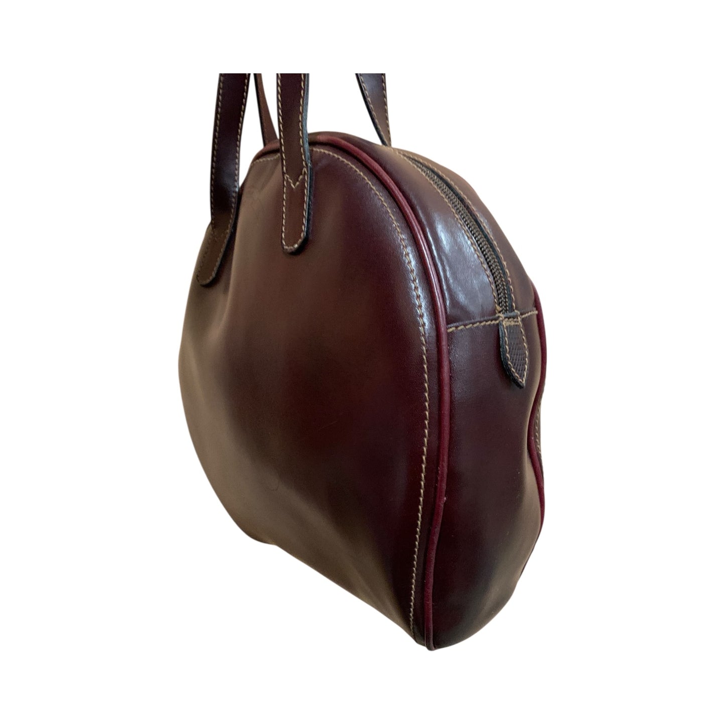 Borsetta Donna Vintage Pelle Borgogna