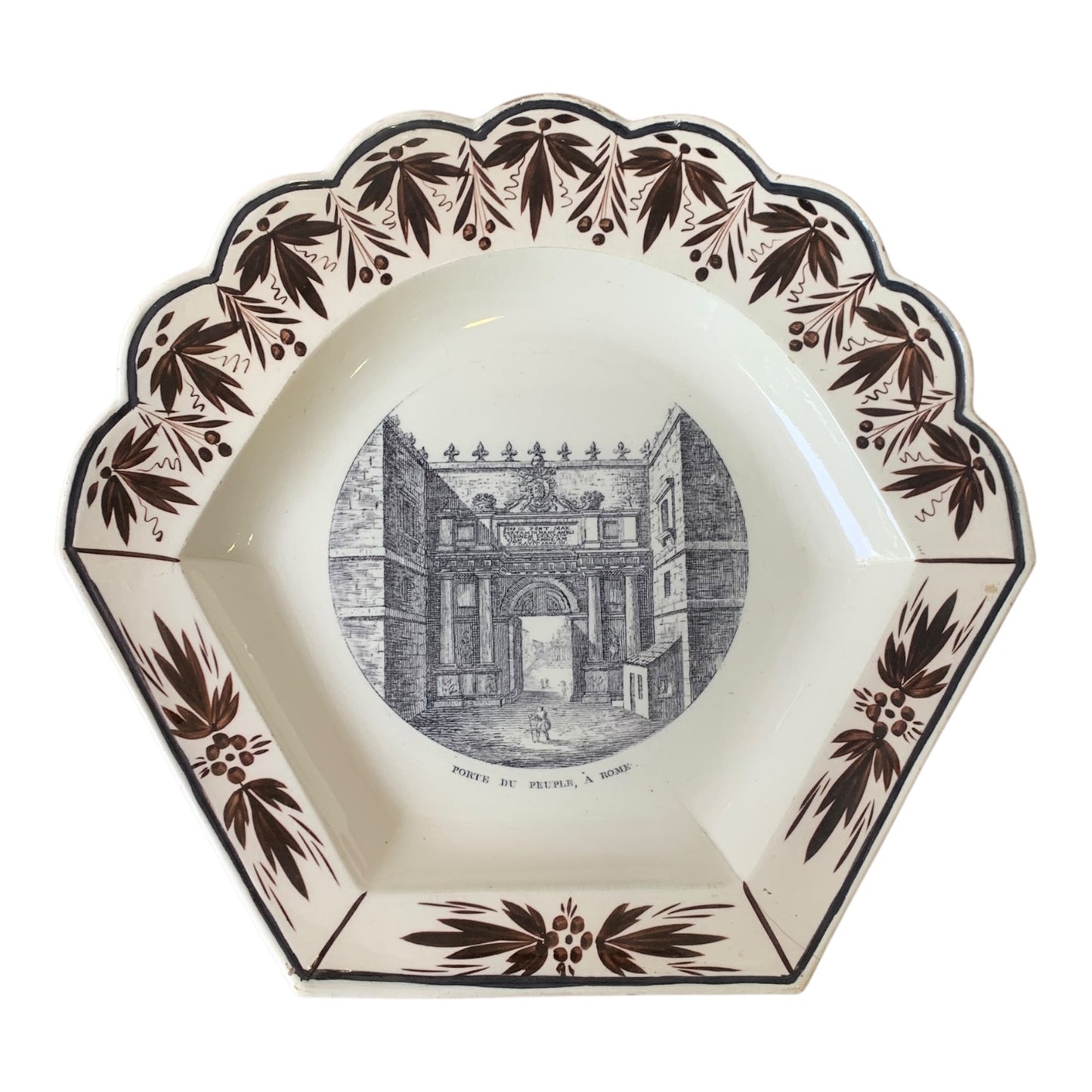 Tris Piatti Epoca Ceramica Dortu Monumenti