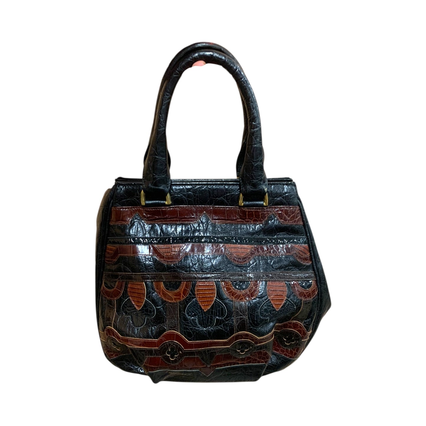 Borsa A Mano Vintage Braccialini Pelle