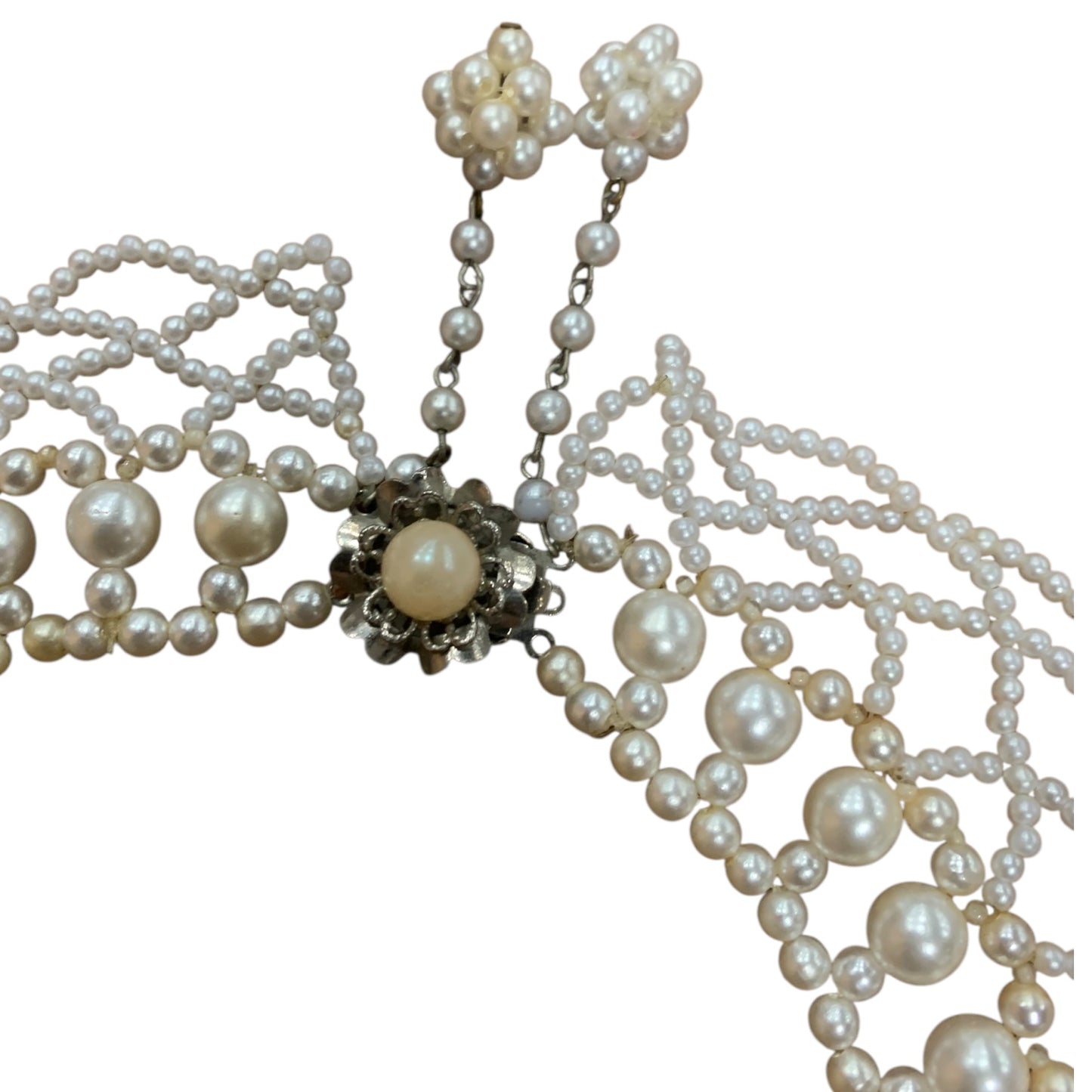 Collana Vintage Girocollo Perline
