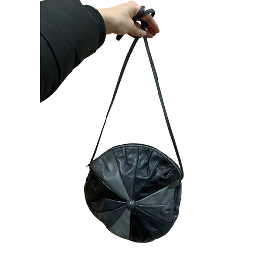 Borsa Tracolla Vintage Pelle Rotonda