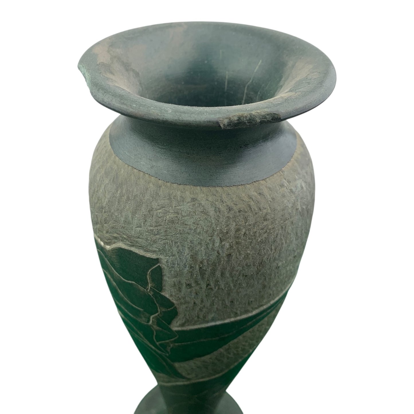 Vaso In Pietra Vintage Stile Art Deco