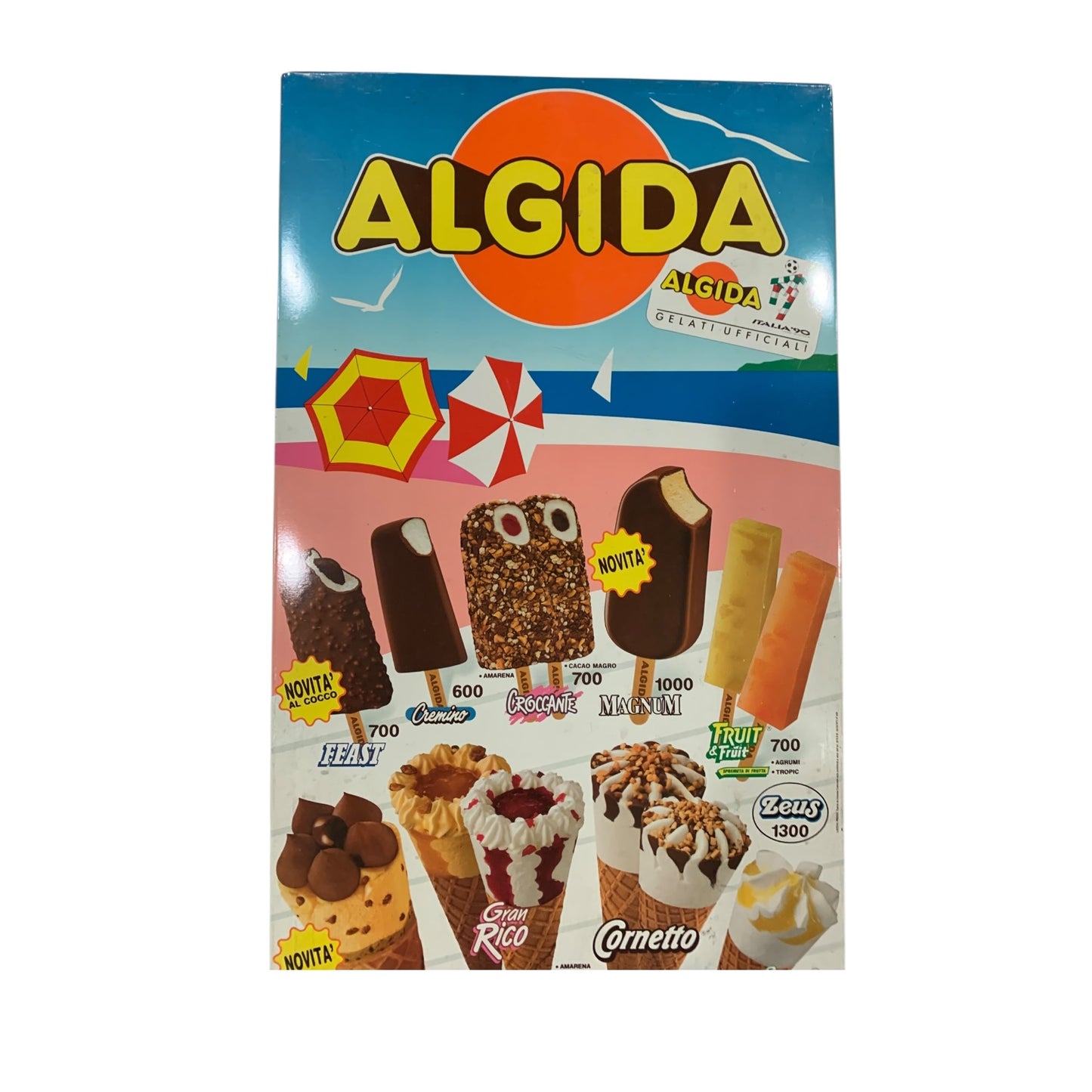 Pannello Pubblicitario Gelati Algida Anni 90