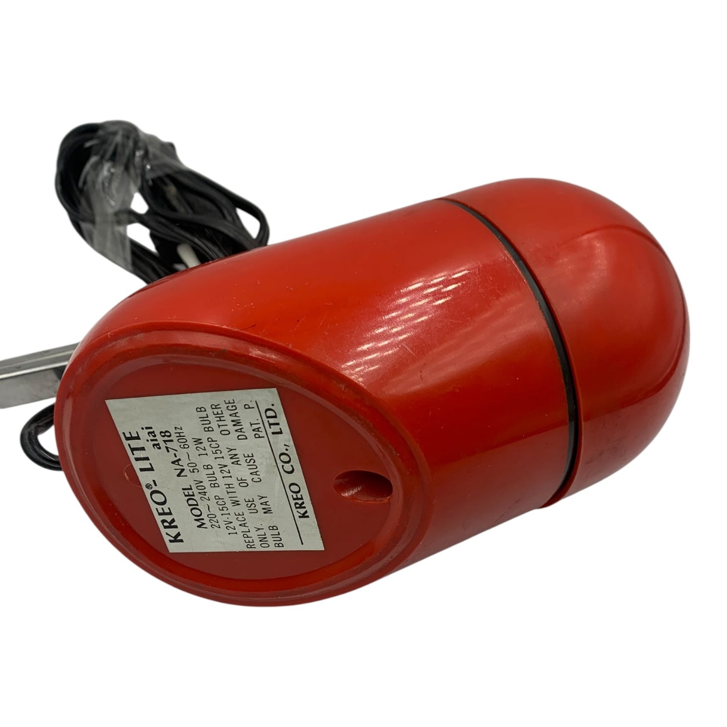 Lampada Space Age Kreo Lite Rossa