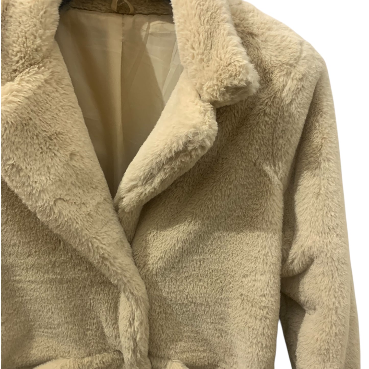 Cappotto Donna Pellicciotto Ecologico