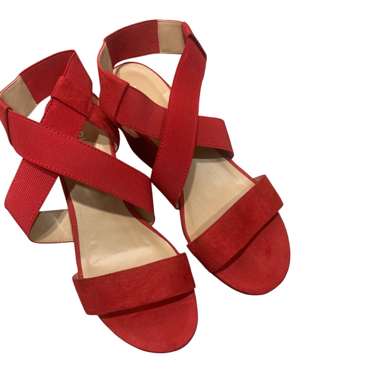 Zeppe Donna Obsel Pelle Rosso