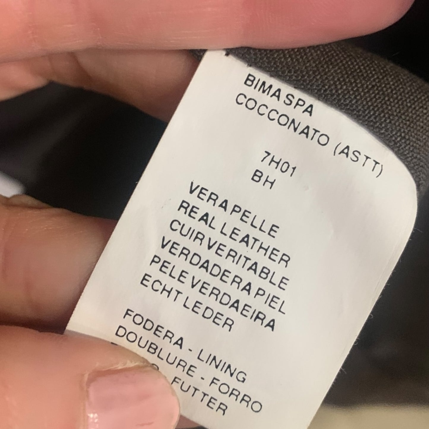 Giacca Uomo Conbipel Pelle Scamosciata