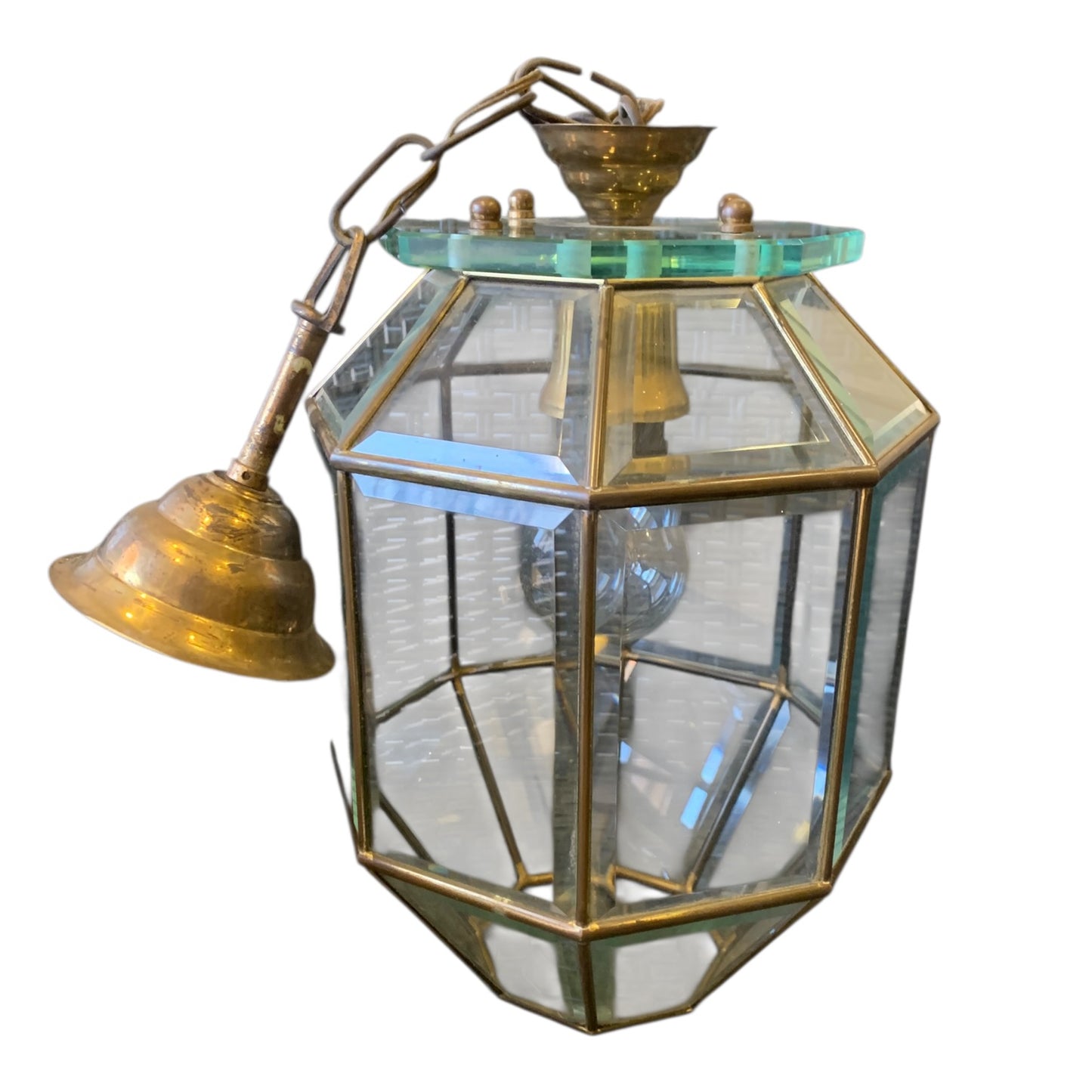 Lampadario Vintage Anni 60 Cristallo