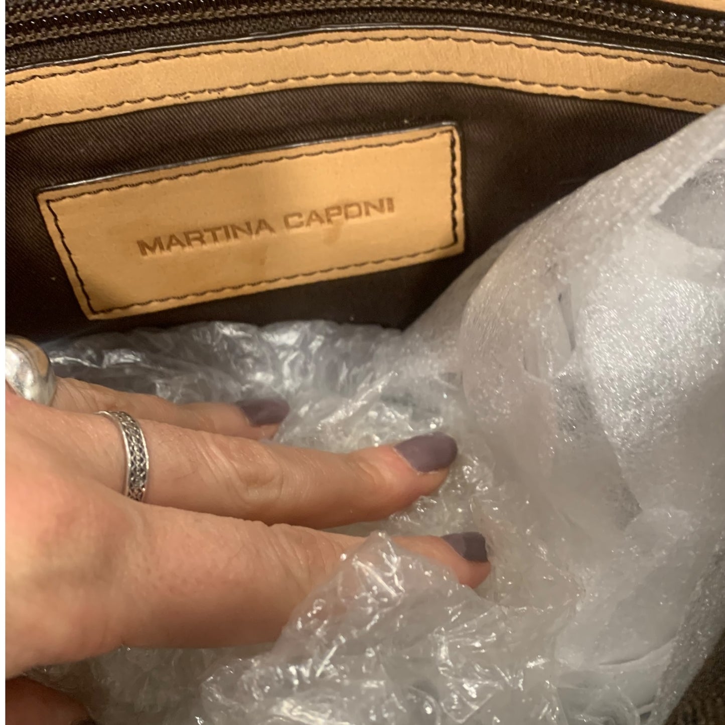Pochette Martina Caponi Pelle