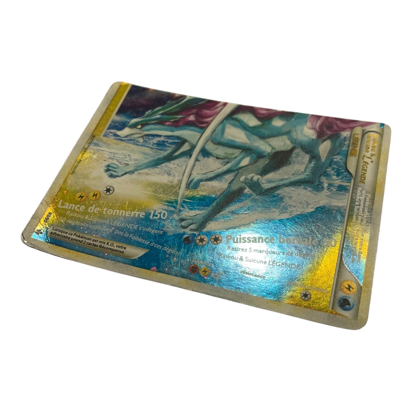 Carta Pokemon Raikou&Suicune Legende