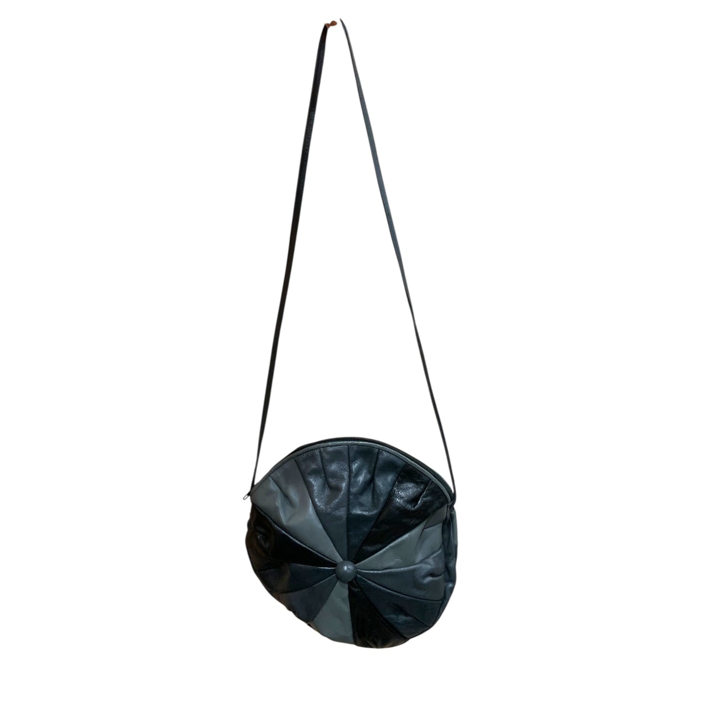 Borsa Tracolla Vintage Pelle Rotonda