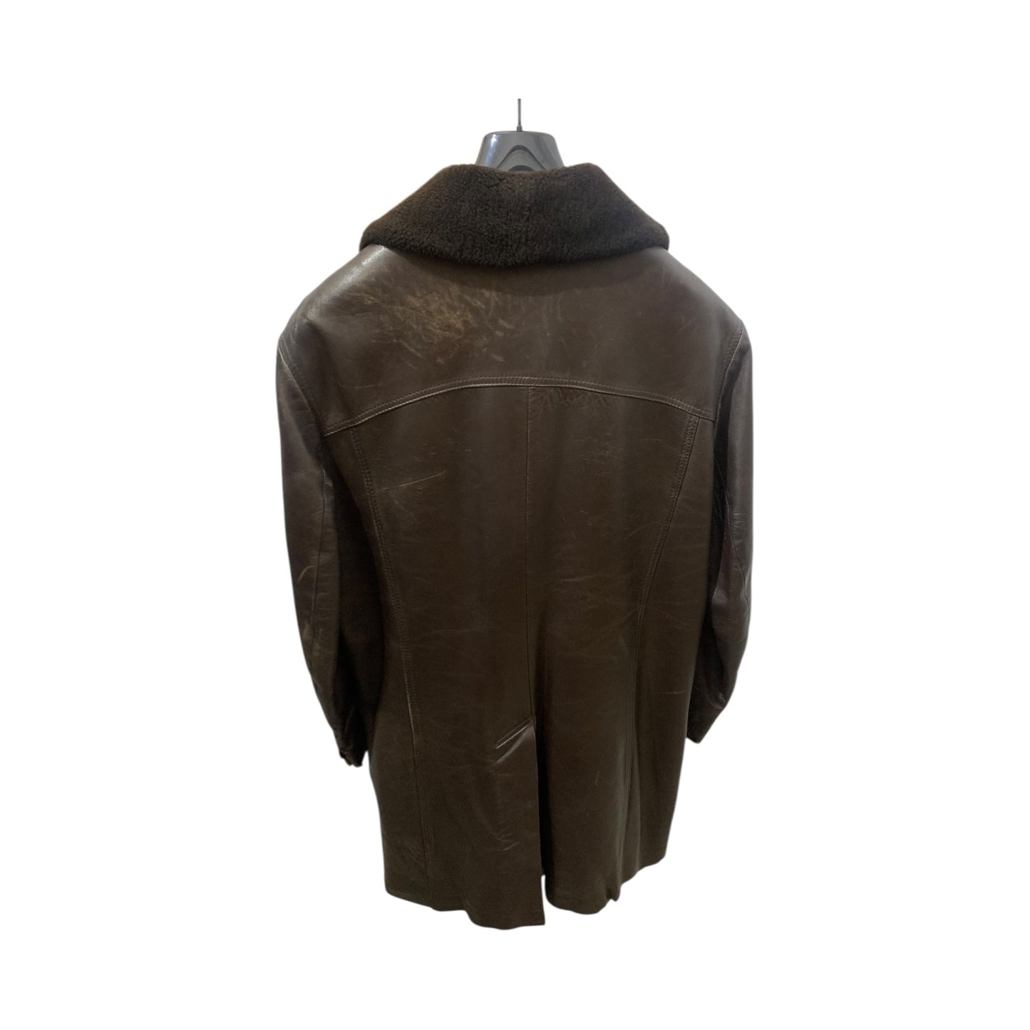 Cappotto Montone Uomo Vintage New Style
