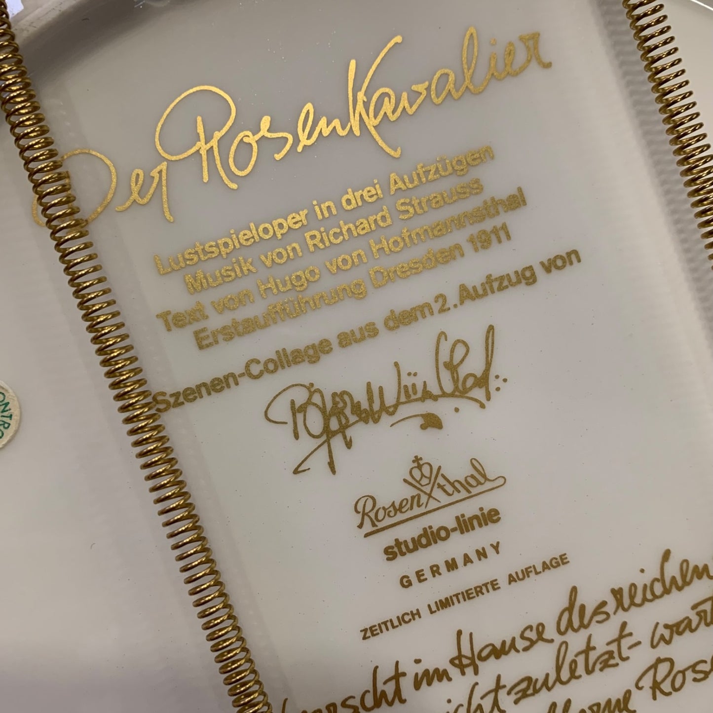 Piatto Decorativo Rosenthal