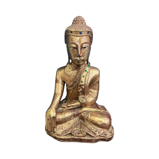 Statua Buddha Tailandese Legno
