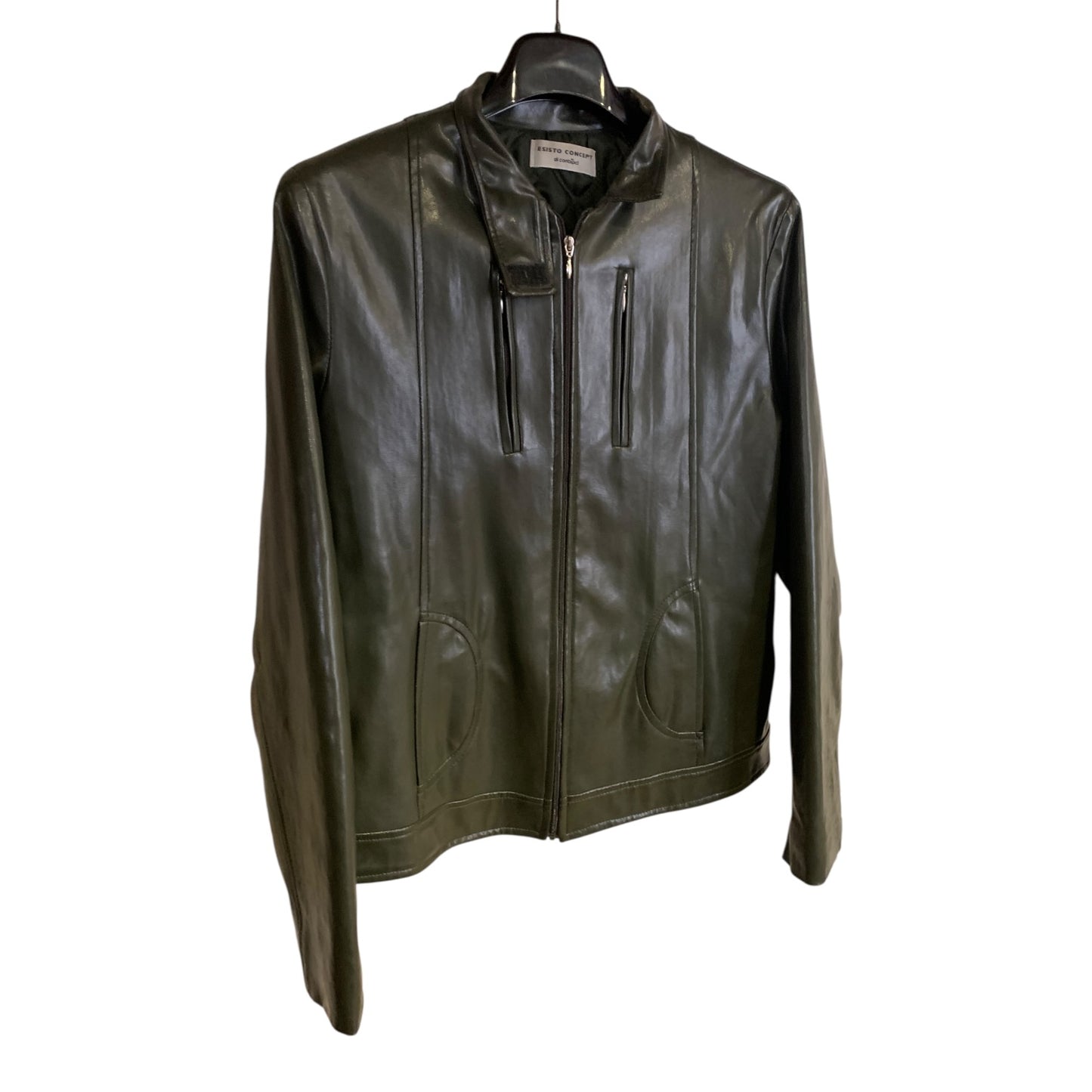 Giacca Pelle Conbipel Donna Verde