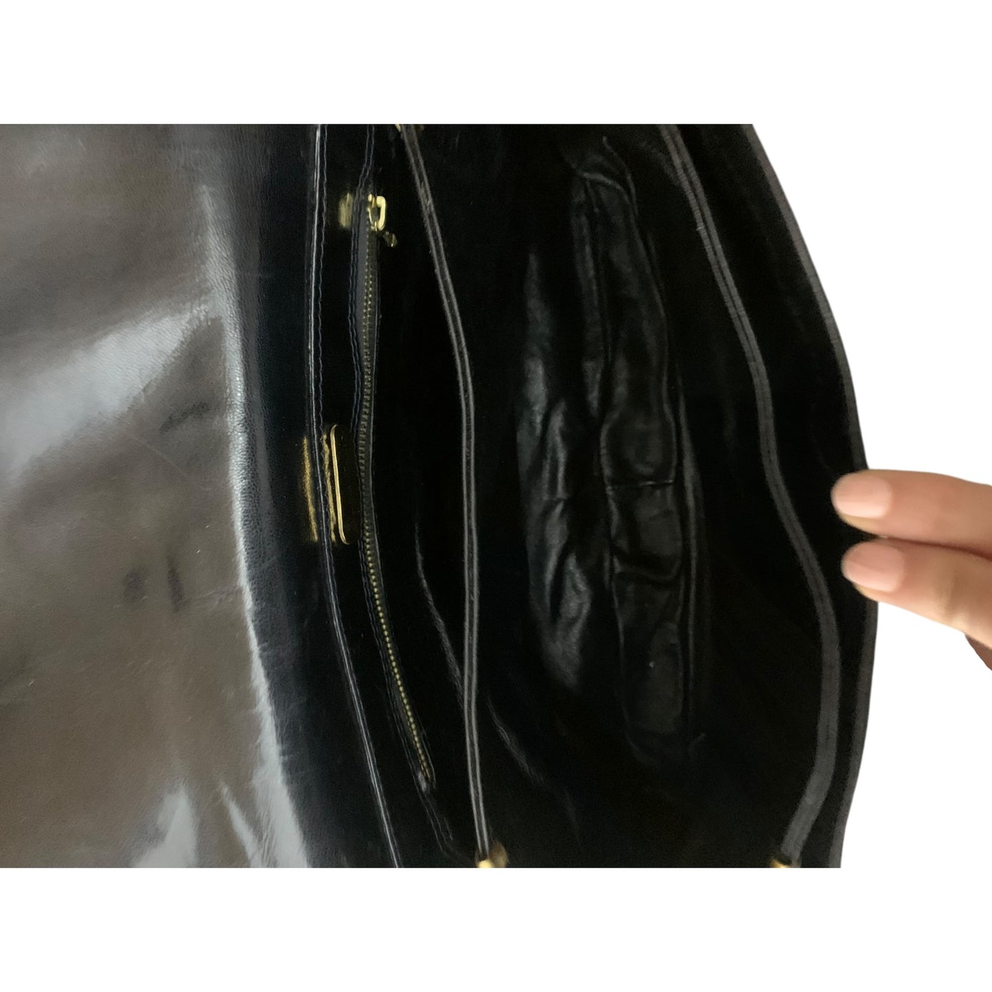 Borsetta Tracolla Vintage Pelle Nera