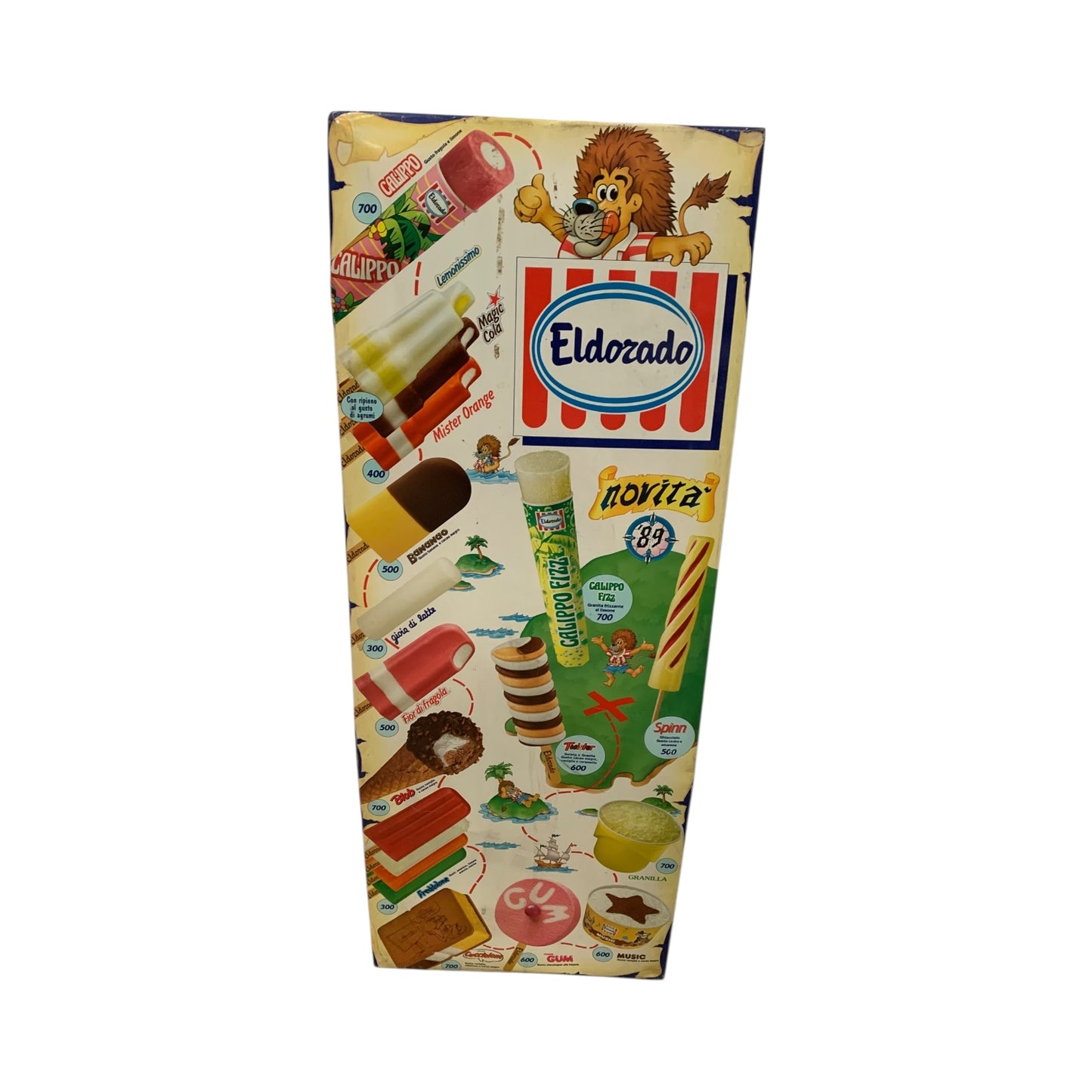 Pannello Pubblicitario Gelati Eldorado Anni 90