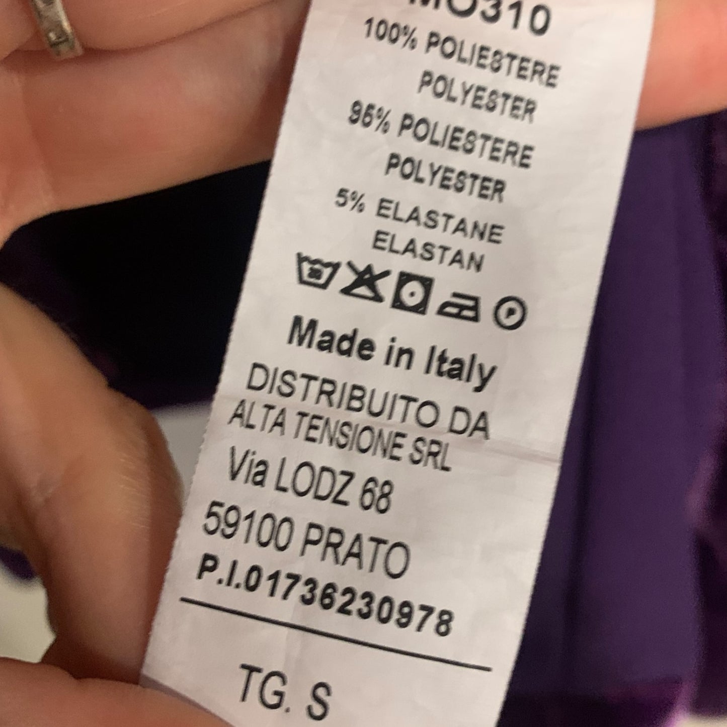 Blazer Donna Tensione In Ciniglia Viola