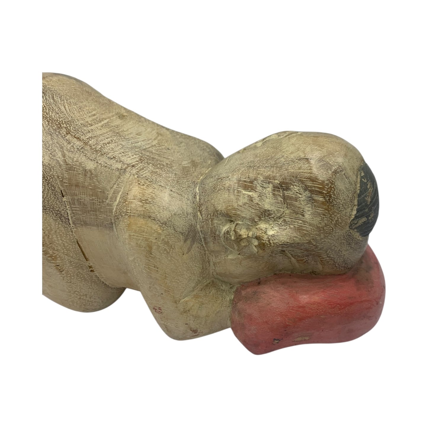 Statuina Legno Orientale Bimbo