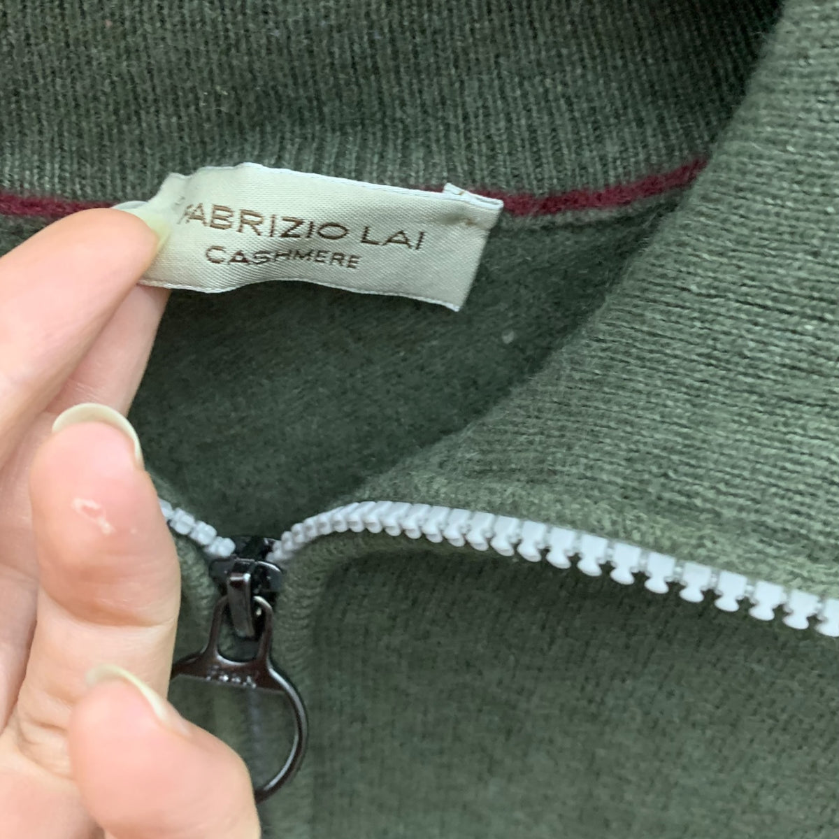 Maglione Uomo Cachemire Verde