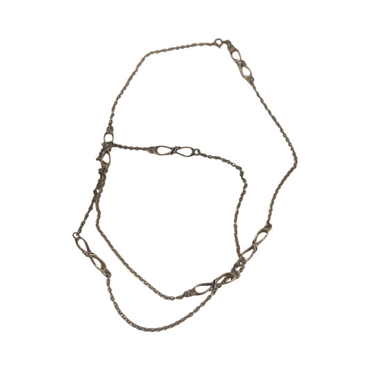Collana vintage con simboli infiniti