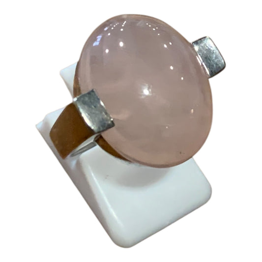Anello Vintage Quarzo Rosa