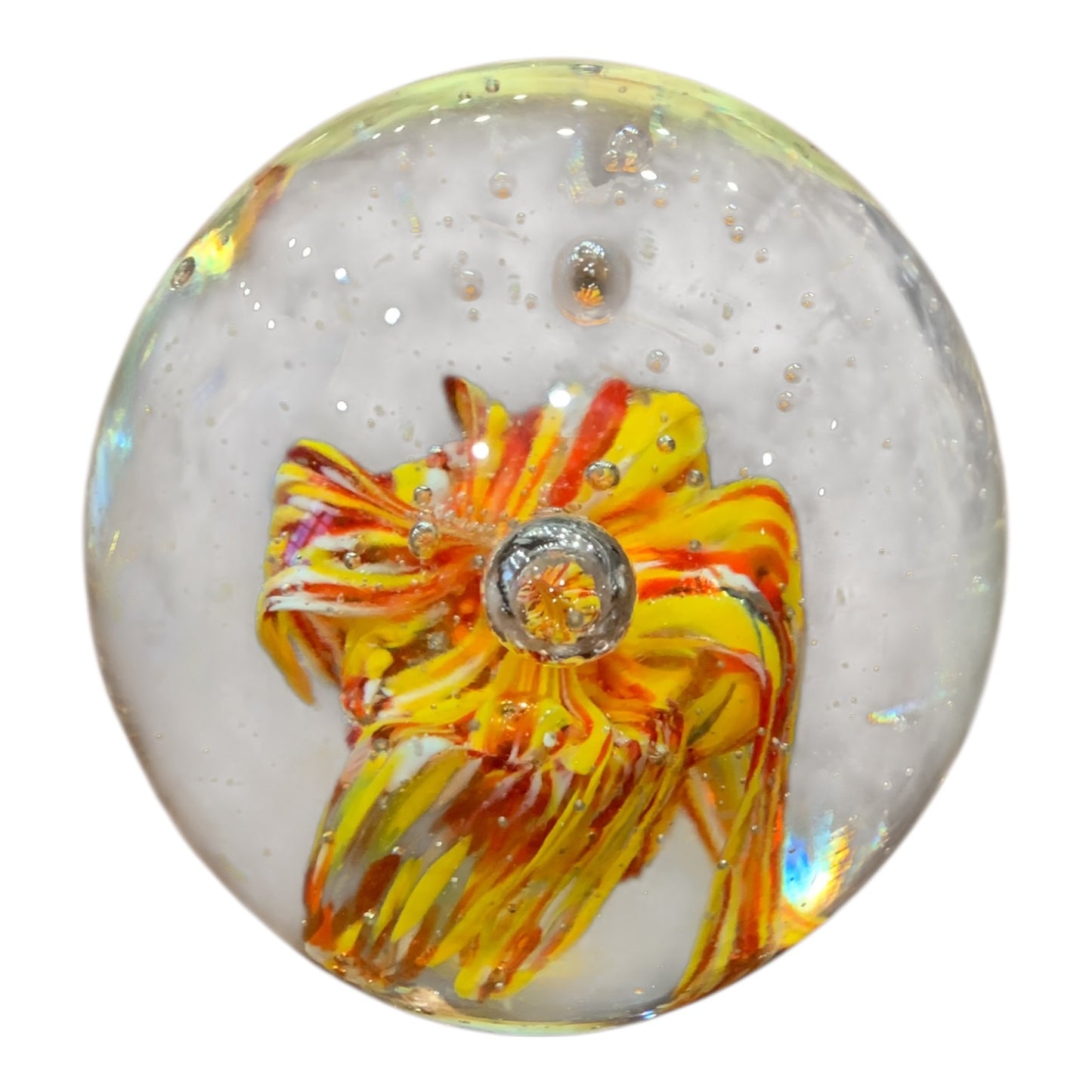 Fermacarte Vetro Fiore