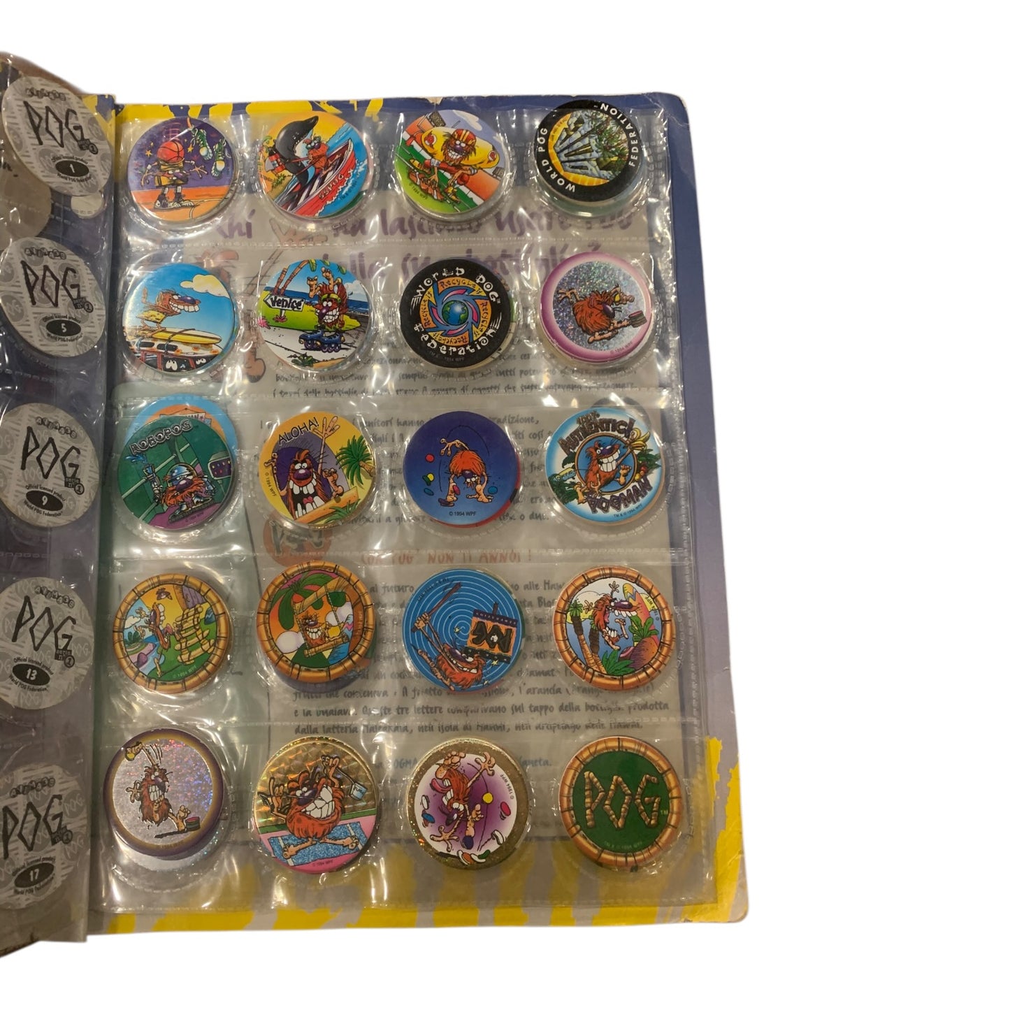 Pog Album Vintage 1994