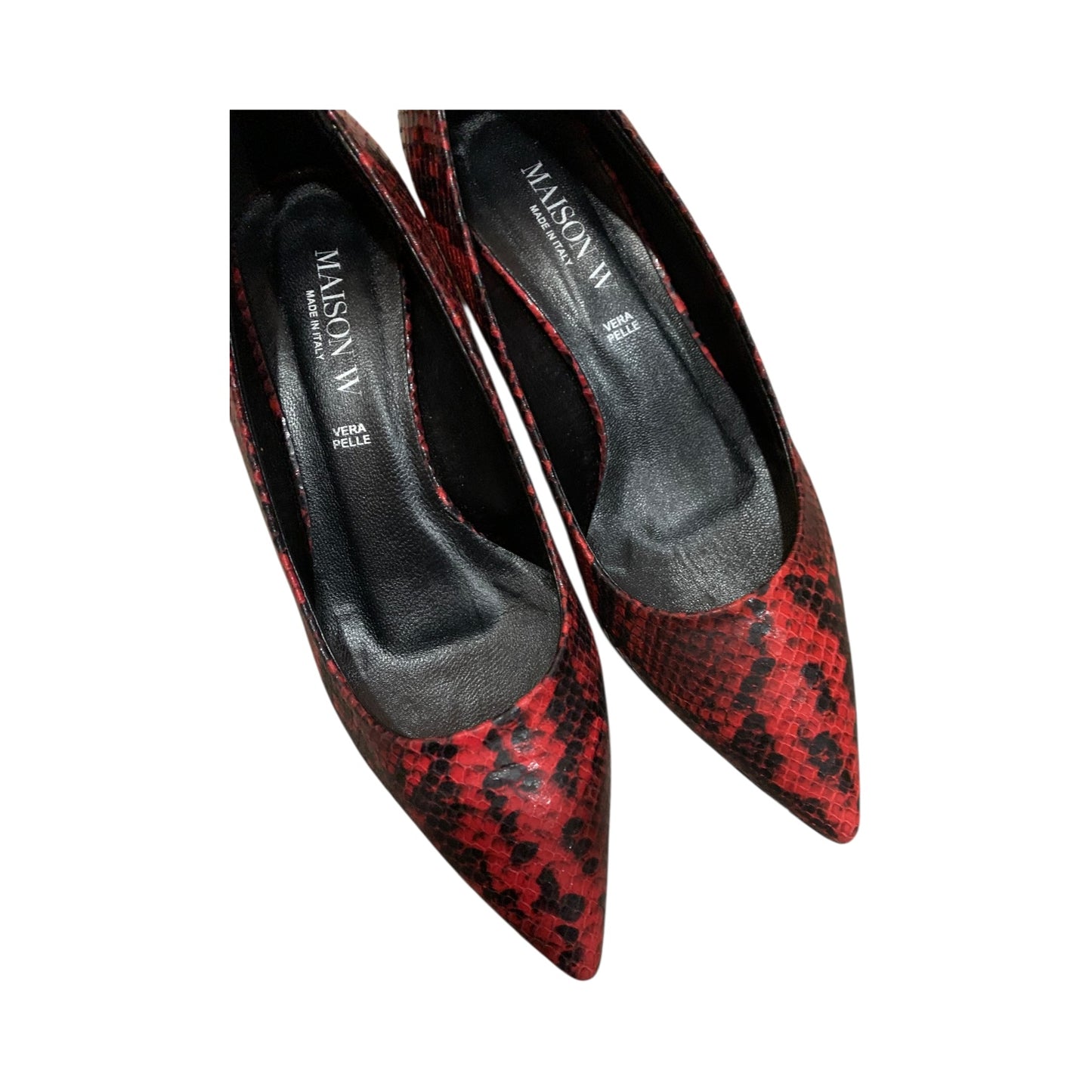 Scarpe Décolleté Donna Maison W Pelle Pitonata