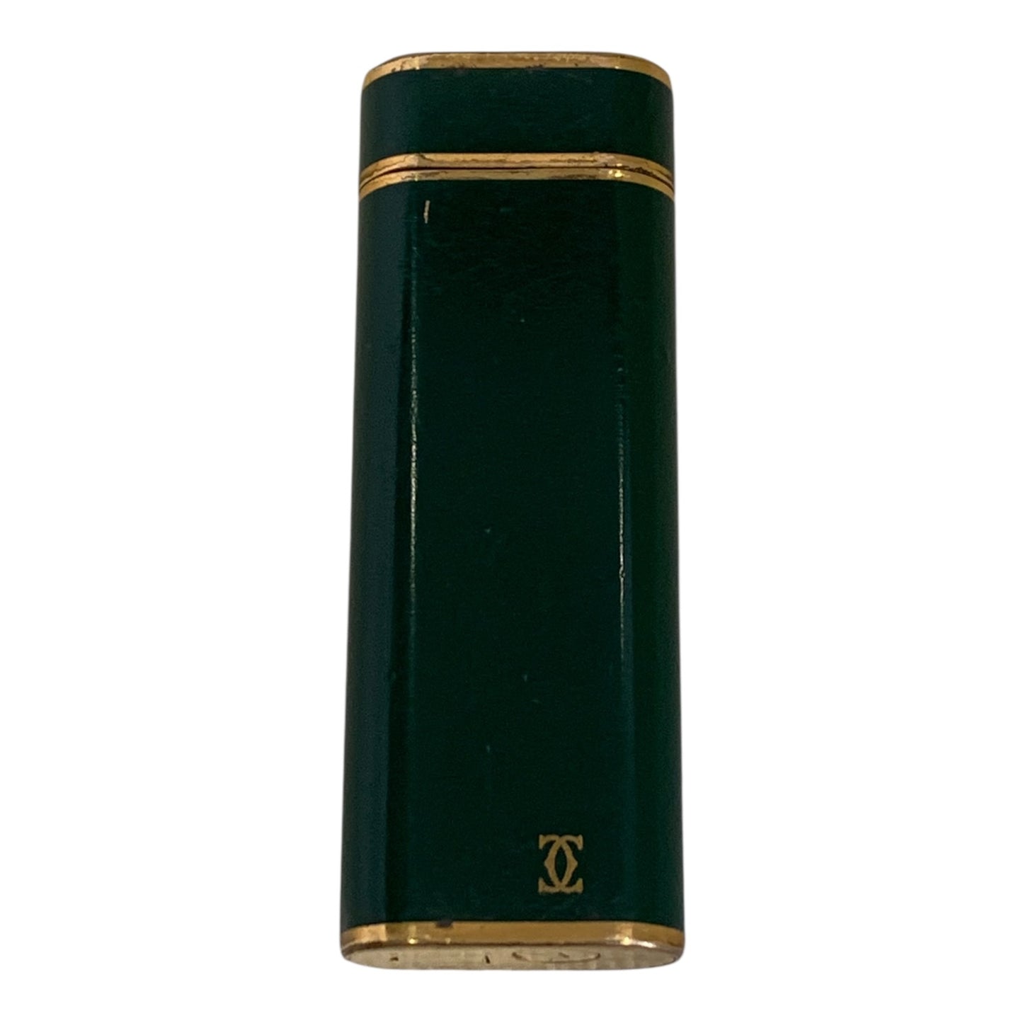 Accendino Vintage Cartier Smaltato Verde