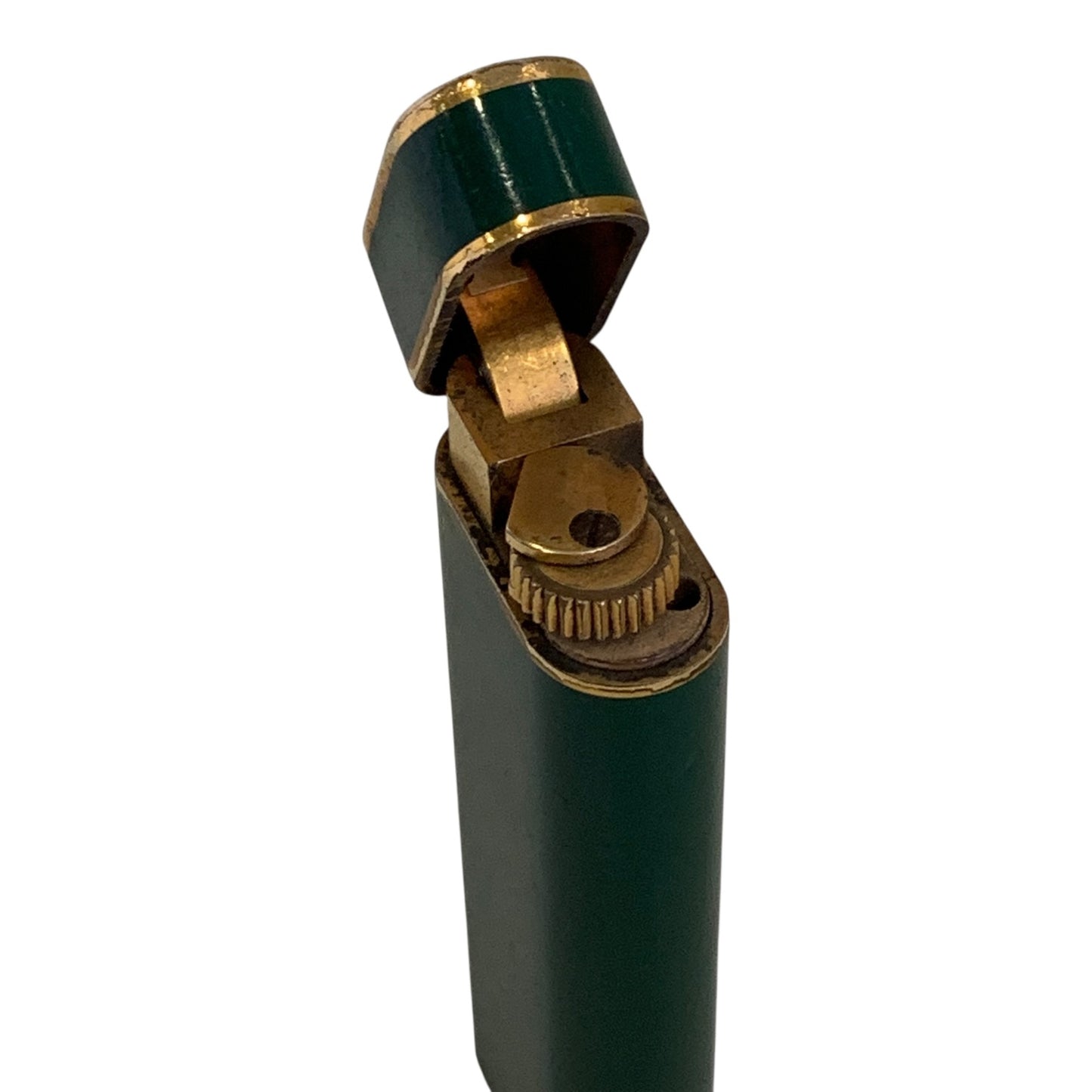 Accendino Vintage Cartier Smaltato Verde