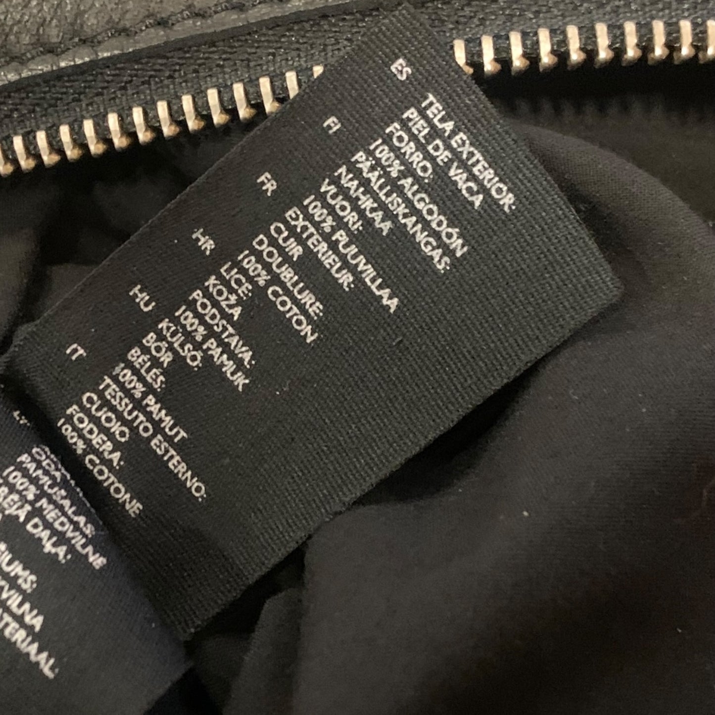 Borsa Grande Cos Pelle Nero