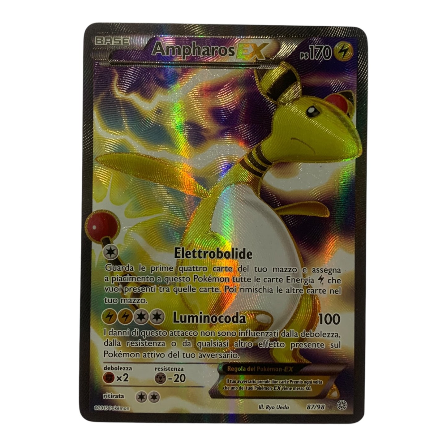Carta Pokemon Ampharos Ex