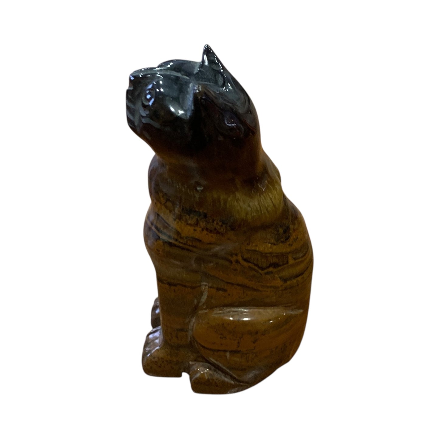 Statuina Occhio Di Tigre Gatto