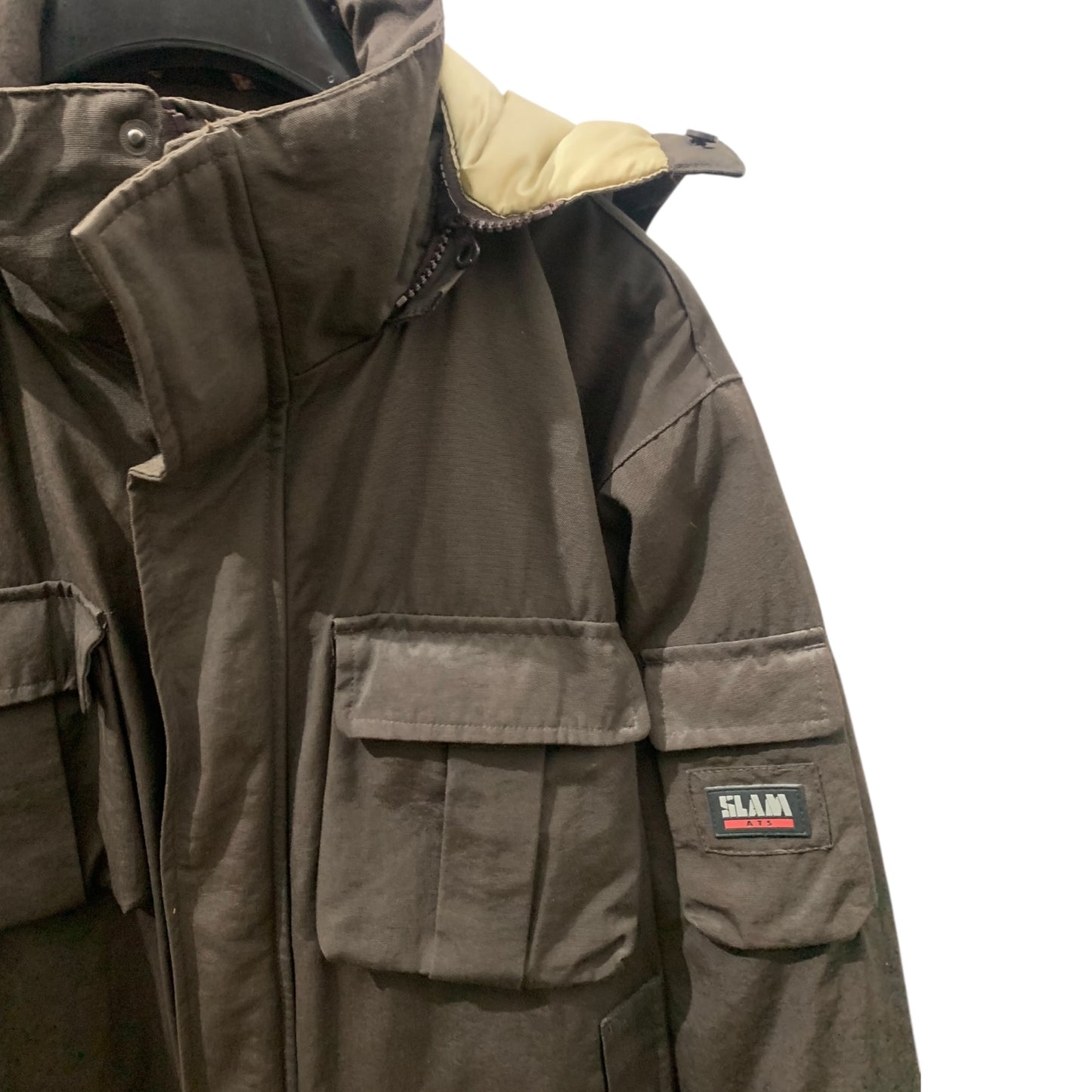 Piumino Uomo Vintage Slam Marrone