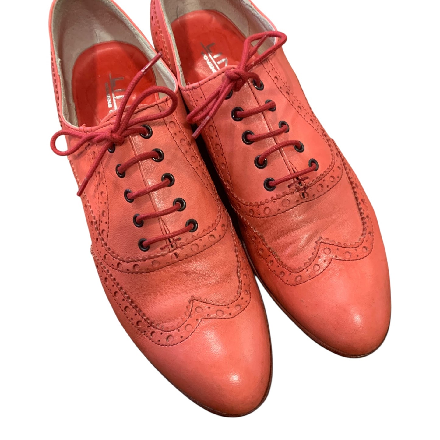 Scarpe Donna Oxford Pelle Vintage