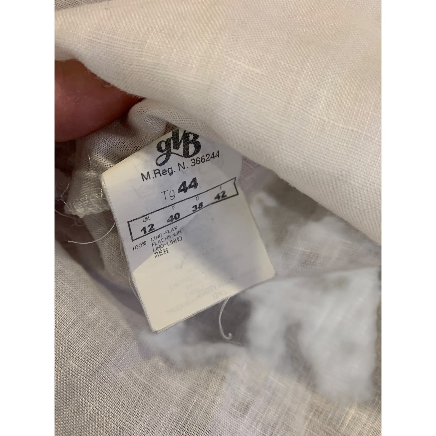 Camicia Donna Caractere Lino Bianco