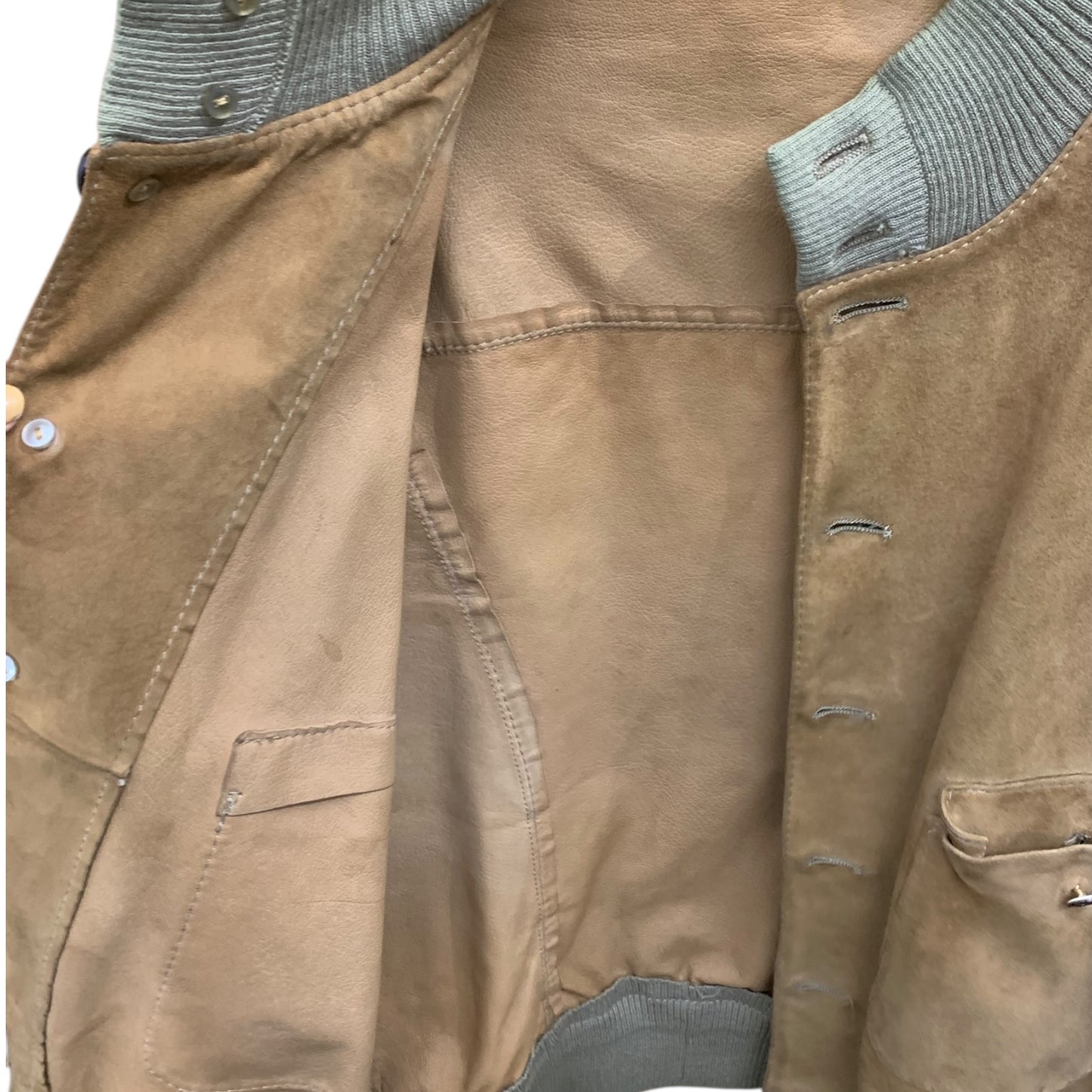 Giacca Vintage Pelle scamosciata