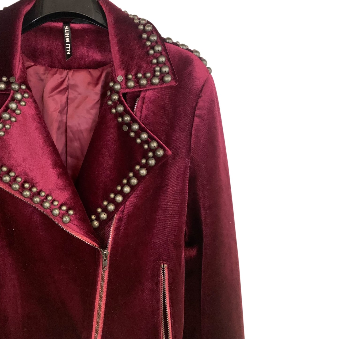 Giacca Donna Chiodo Elli White Bordeaux